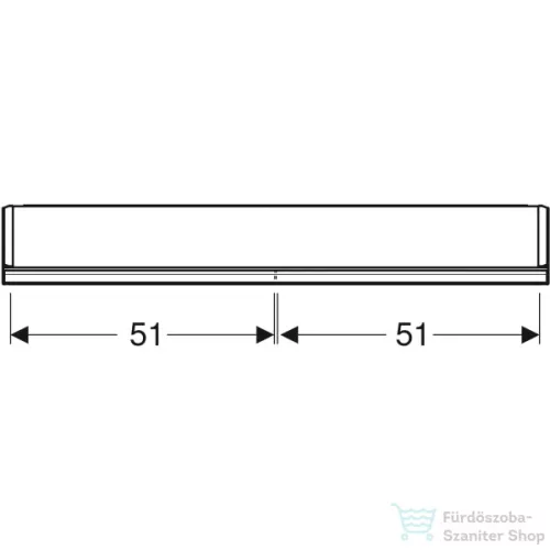 Geberit ONE 105x90 cm-es kétajtós tükrös szekrény ComfortLight-tal,fehér/porszórt alumínium 505.814.00.2