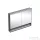 Geberit ONE 120x90 cm-es 2 ajtós,nyitott polcos falsík alatti tükrös szekrény ComfortLight világítással,matt fekete/porszórt alumínium 505.825.00.7