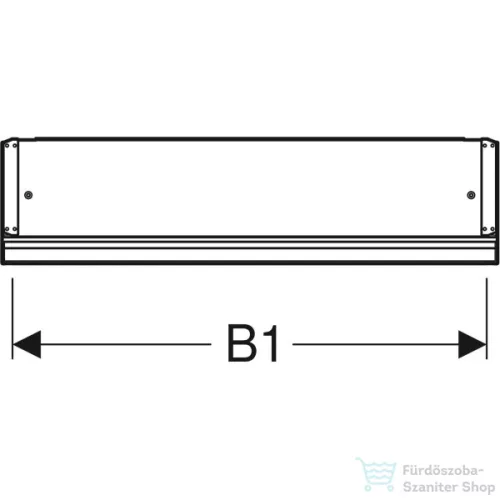 Geberit ONE 60x90 cm-es 1 ajtós tükrös szekrény ComfortLight világítással,jobbos,fehér/porszórt alumínium 505.831.00.2