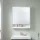 Geberit ONE 75x90 cm-es kétajtós tükrös szekrény ComfortLight világítással,nyitott polccal,fehér/porszórt alumínium 505.832.00.2