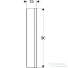 Geberit ONE 120x90 cm-es kétajtós tükrös szekrény ComfortLight világítással,nyitott polccal,fehér/porszórt alumínium 505.835.00.2