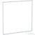 Geberit 90x90 cm-es takarókeret ONE beépíthető tükrösszekrényhez,fehér/porszórt alumínium 505.843.00.1