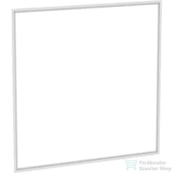   Geberit 105x90 cm-es takarókeret ONE beépíthető tükrösszekrényhez,fehér/porszórt alumínium 505.844.00.1