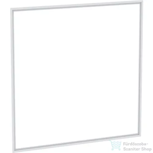 Geberit 105x90 cm-es takarókeret ONE beépíthető tükrösszekrényhez,fehér/porszórt alumínium 505.844.00.1
