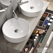   Coycama Rotterdam 43 cm-es pultra ültethető mosdó,fehér 50701004