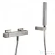 Tres CUADRO EXCLUSIVE zuhany csaptelep, zuhanyszettel, rozsdamentes acél 50716703