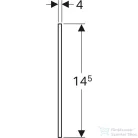 Geberit öntapadós kozmetikai tükör 3X nagyítással,510100000