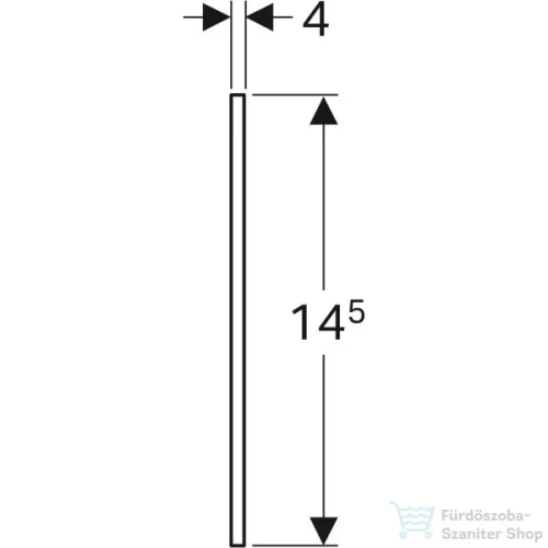 Geberit öntapadós kozmetikai tükör 3X nagyítással,510100000