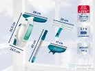 Leifheit Dry&Clean All-n-one-set ablaktisztító 51016