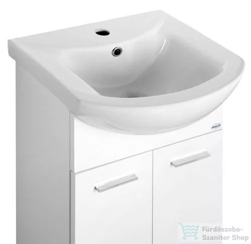 AQUALINE ZOJA mosdótartó szekrény, 2 ajtós, 42x74x25cm, fehér (51045A)