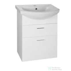   AQUALINE ZOJA mosdótartó szekrény, 2 fiókos, 50,5x74x30cm, fehér 51051A