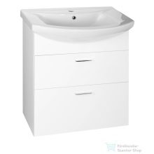   AQUALINE ZOJA mosdótartó szekrény, 2 fiókos, 61,5x74x32cm, fehér 51061A