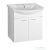 AQUALINE ZOJA mosdótartó szekrény, 2 ajtós, 61,5x74x32,5cm, fehér 51063