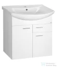 AQUALINE ZOJA mosdótartó szekrény, 2 ajtó, 1 fiók 61,5x74x32,5cm, fehér (51065A)