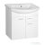 AQUALINE ZOJA mosdótartó szekrény, 2 ajtó, 1 fiók 61,5x74x32,5cm, fehér (51065A)