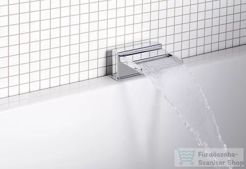 Sapho Kádperemre szerelhető nyitott kádtöltő, szélesség 145mm, kaszkád, króm 5107
