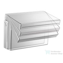   Sapho Kádperemre szerelhető kádtöltő, billenthető, állítható, szélesség 153mm, kaszkád, króm 5109