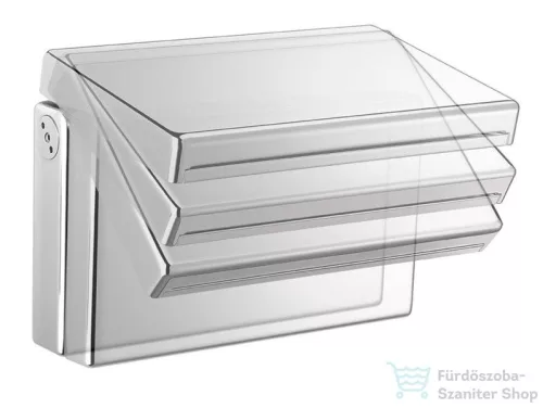 Sapho Kádperemre szerelhető kádtöltő, billenthető, állítható, szélesség 153mm, kaszkád, króm 5109