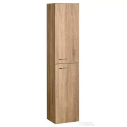   AQUALINE ZOJA/KERAMIA FRESH állószekrény, balos/jobbos, 30x140x25cm, platina tölgy 51157