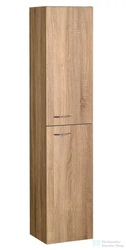 AQUALINE ZOJA/KERAMIA FRESH állószekrény, balos/jobbos, 30x140x25cm, platina tölgy 51157