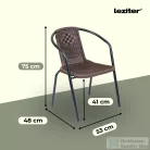 Leziter Marie balcony kerti bútor garnitúra szett barna 51186_YX-C01