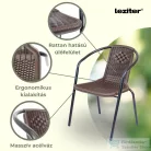 Leziter Marie balcony kerti bútor garnitúra szett barna 51186_YX-C01