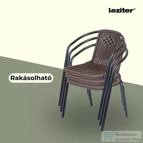 Leziter Marie balcony kerti bútor garnitúra szett barna 51186_YX-C01