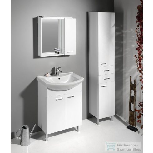 AQUALINE ZOJA állószekrény fiókkal, 35x184x29cm, fehér 51220