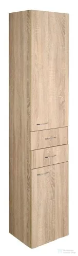 AQUALINE ZOJA állószekrény fiókkal, 35x184x29cm, platina tölgy 51222