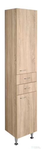 AQUALINE ZOJA állószekrény fiókkal, 35x184x29cm, platina tölgy 51222