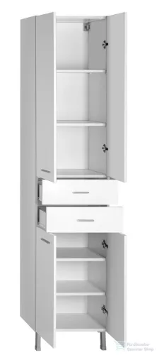 AQUALINE ZOJA állószekrény fiókkal, 50x184x29cm, fehér 51291