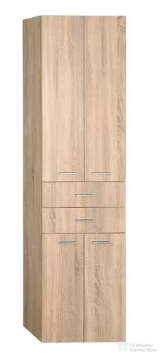 AQUALINE ZOJA állószekrény fiókkal, 50x184x29cm, platina tölgy 51296