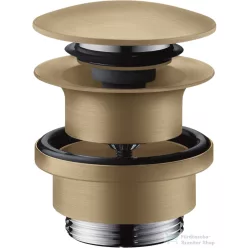   Hansgrohe AXOR push-open leeresztő túlfolyós mosdóhoz,szálcsiszolt bronz 51300140