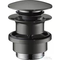   Hansgrohe AXOR push-open leeresztő túlfolyós mosdóhoz,polírozott fekete króm 51300330