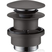   Hansgrohe AXOR push-open leeresztő túlfolyós mosdóhoz,szálcsiszolt fekete króm 51300340