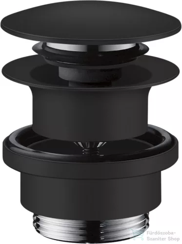 Hansgrohe AXOR push-open leeresztő túlfolyós mosdóhoz,matt fekete 51300670