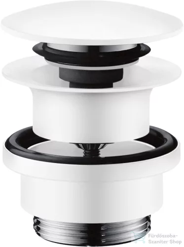 Hansgrohe AXOR push-open leeresztő túlfolyós mosdóhoz,matt fehér 51300700