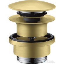   Hansgrohe AXOR push-open leeresztő túlfolyós mosdóhoz,szálcsiszolt sárgaréz hatású 51300950