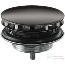   Hansgrohe AXOR nem zárható leeresztő túlfolyó nélküli mosdóhoz,polírozott fekete króm 51301330