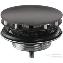   Hansgrohe AXOR nem zárható leeresztő túlfolyó nélküli mosdóhoz,szálcsiszolt fekete króm 51301340