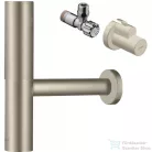 Hansgrohe AXOR FLOWSTAR  design szifon szett, szálcsiszolt nikkel 51304820