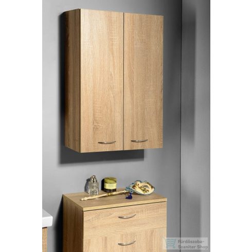 AQUALINE ZOJA/KERAMIA FRESH felső szekrény, 50x76x23cm, platina tölgy 51304