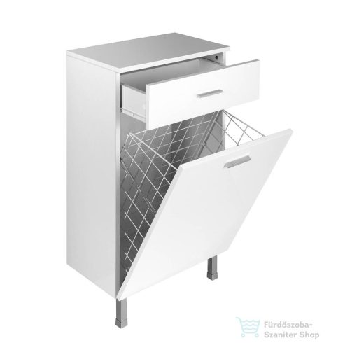AQUALINE ZOJA alsó szekrény szennyeskosárral, 50x78x2cm, fehér 51310