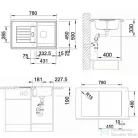 Blanco ZIA 45 S SILGRANIT® mosogató medence, fehér 514726