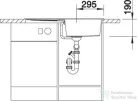 Blanco METRA 5 S SILGRANIT® mosogató medence, kávé 515042