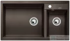 Blanco METRA 9 SILGRANIT® mosogató medence, balos főmedence, kávé 515050