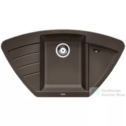 Blanco ZIA 9 E SILGRANIT® mosogató medence, kávé 515074