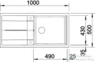 Blanco METRA XL 6 S SILGRANIT® mosogató medence, antracit 515142
