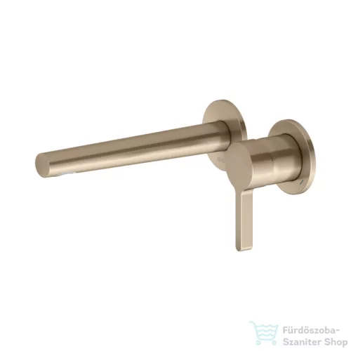 Keuco EDITION 400 falsík alatti mosdó csaptelep 19,7 cm-es kifolyóval, alaptest nélkül, szálcsiszolt bronz 51516030200