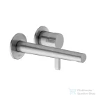 Keuco EDITION 400 falsík alatti mosdó csaptelep 19,7 cm-es kifolyóval, alaptest nélkül, rozsdamentes acél hatású 51516060200